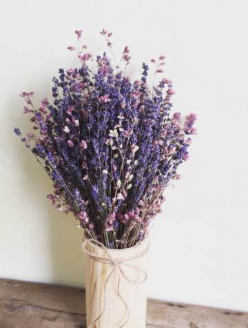 Bình hoa Lavender English phối Oregano hồng